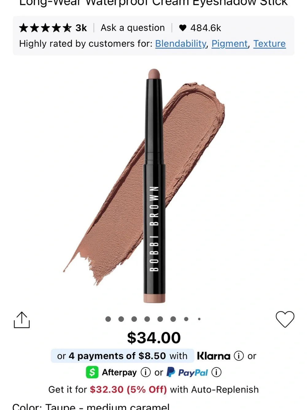 Bobbi Brown creamy stick